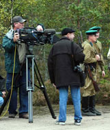 Fire and Ice film crew prepares for shooting