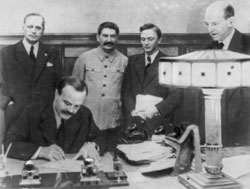 The Signing of the Molotov Ribbentrop Pact
